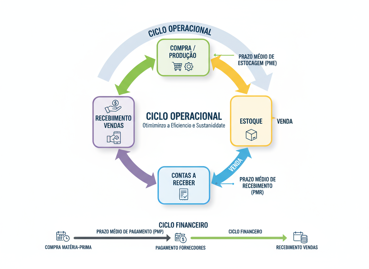 Gestão de Capital de Giro: Otimizando o Ciclo Operacional para a Eficiência e Sustentabilidade das Empresas