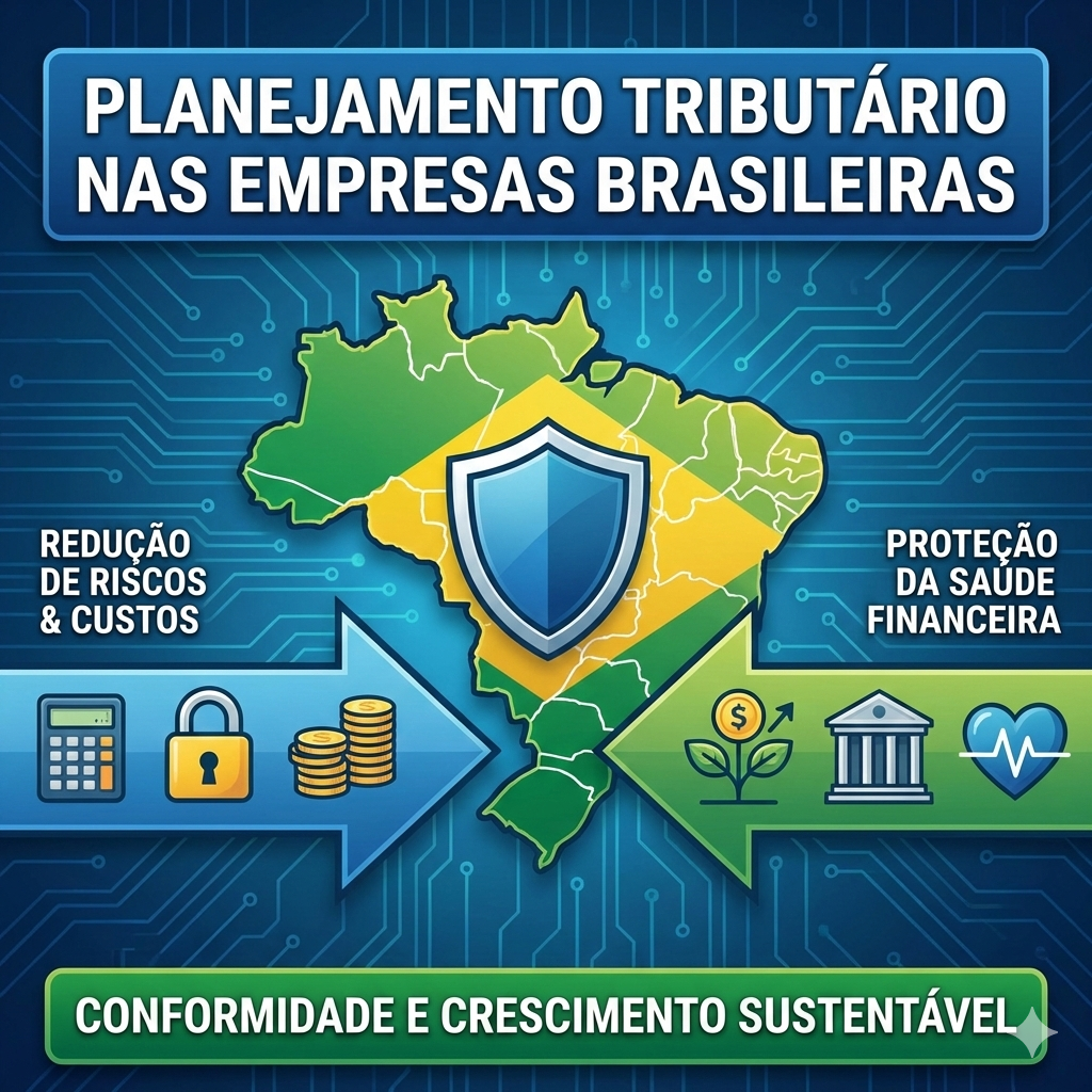 Planejamento Tributário nas Empresas Brasileiras: Como Reduzir Riscos, Custos e Proteger a Saúde Financeira