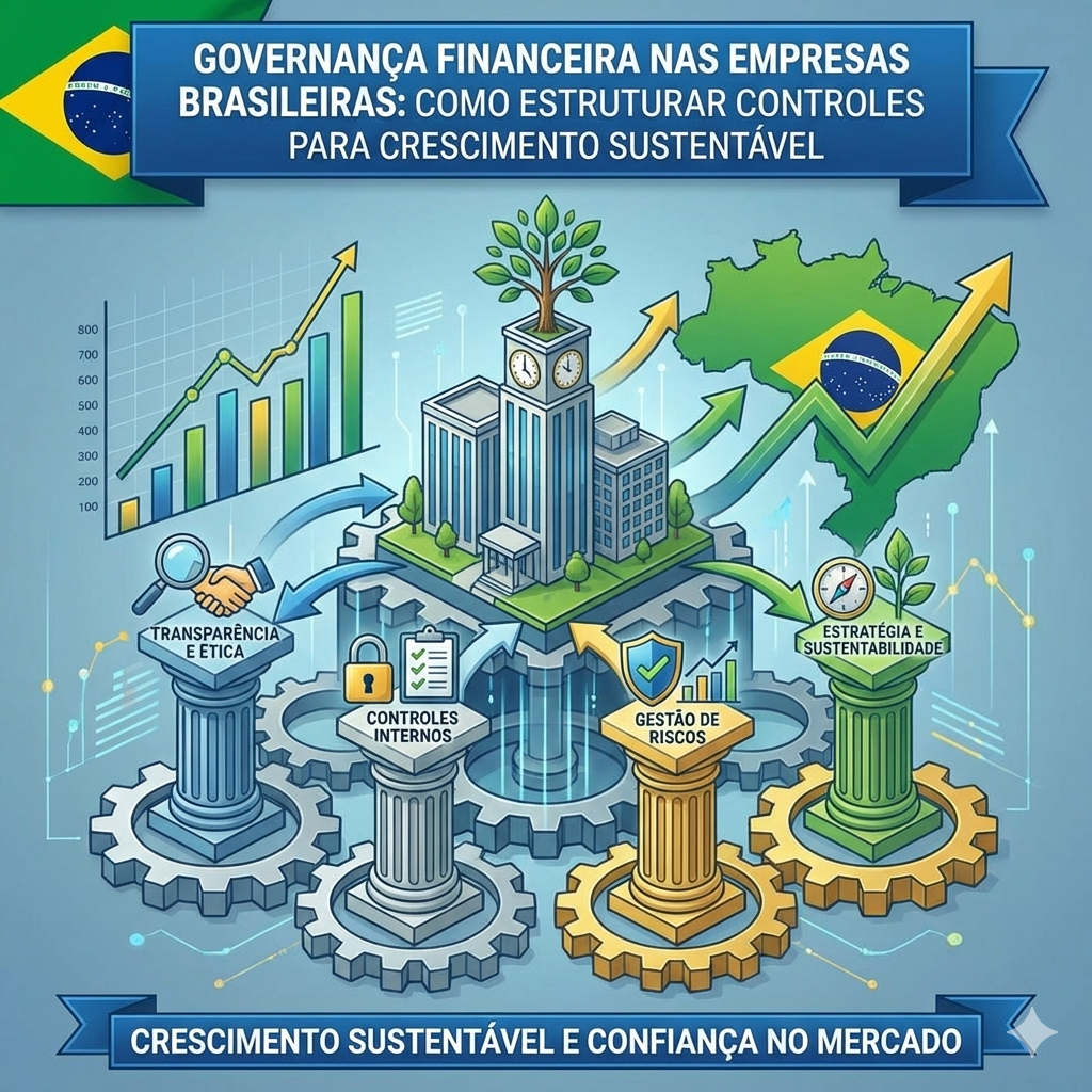 Governança Financeira nas Empresas Brasileiras: Como Estruturar Controles para Crescimento Sustentável