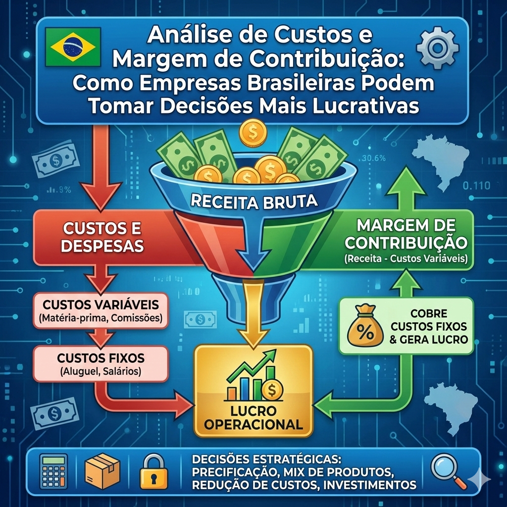 Análise de Custos e Margem de Contribuição: Como Empresas Brasileiras Podem Tomar Decisões Mais Lucrativas
