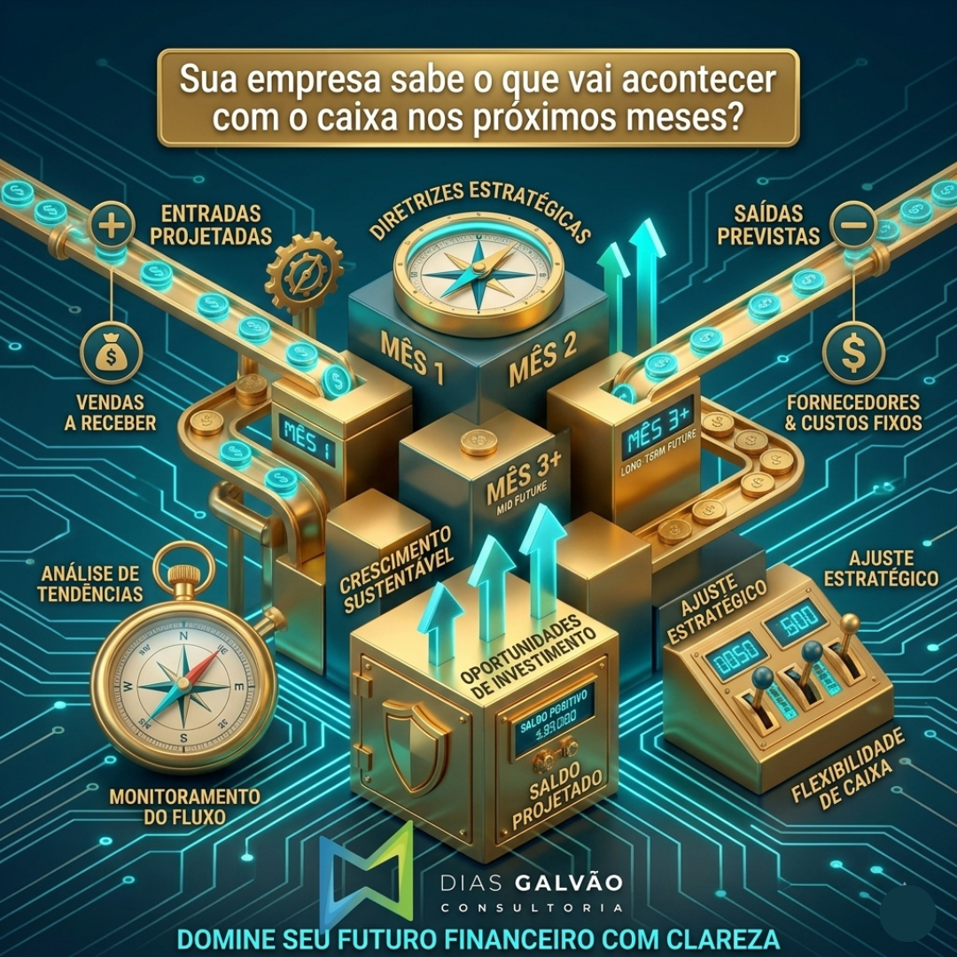 Fluxo de Caixa Projetado: Como Antecipar Problemas Financeiros e Garantir a Sustentabilidade da sua Empresa
