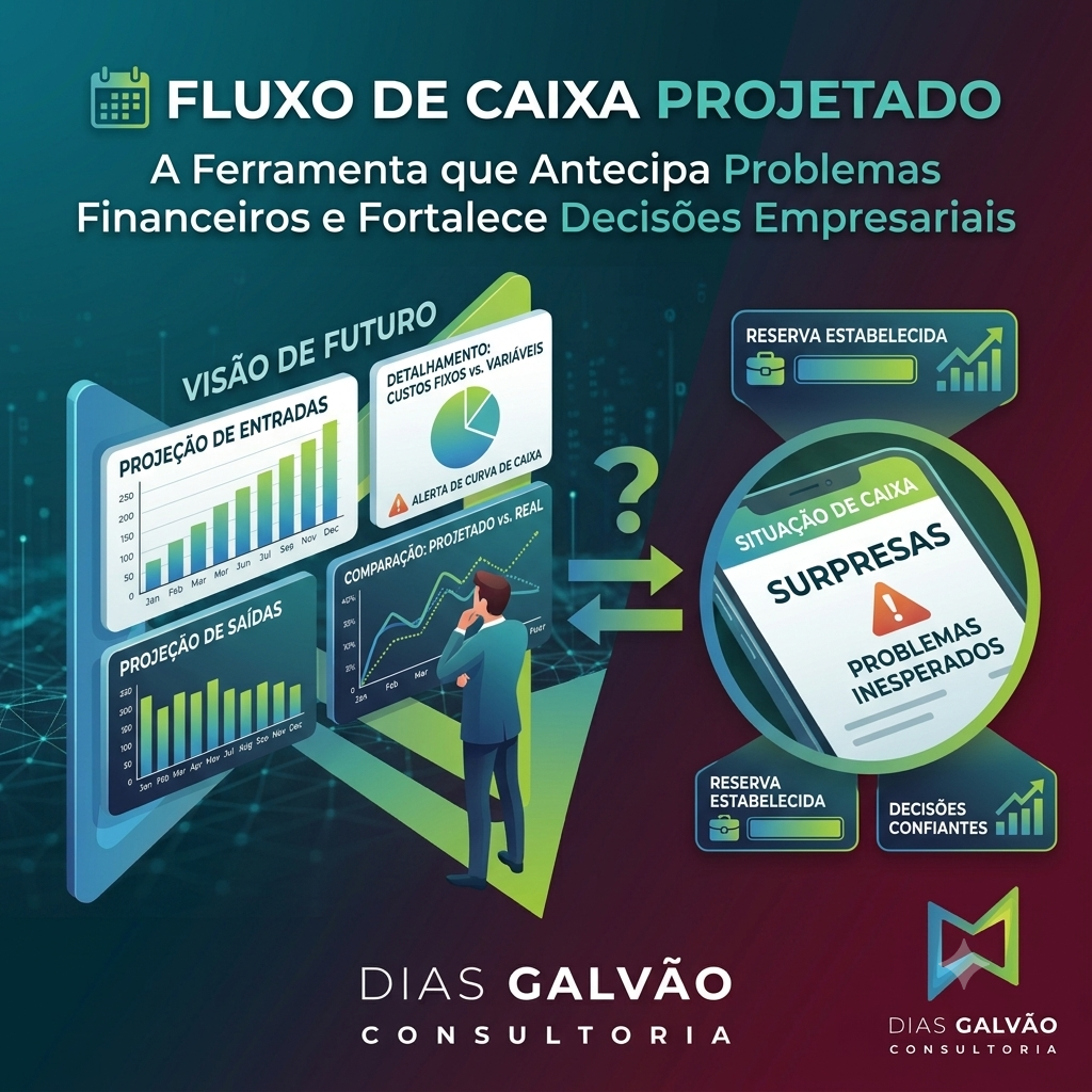 Fluxo de Caixa Projetado: A Ferramenta que Antecipa Problemas Financeiros e Fortalece as Decisões Empresariais